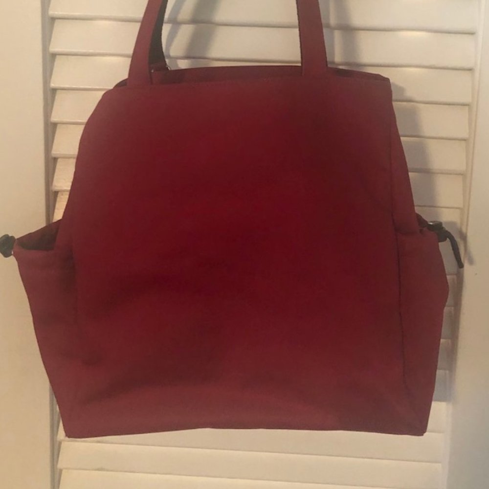 Esprit Red Nylon Bag with lots of Pockets!!